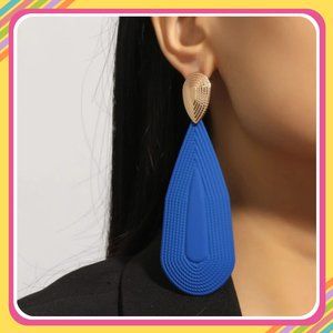 Blue Drop Earrings
